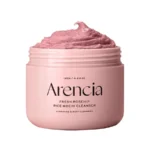 Arencia, Fresh Rosehip Rice Mochi Cleanser, Успокояващ и лек ексфолиращ гел пяна, 120g