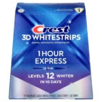Crest 3D Whitestrips 1 Hour Express, 10 пакета, 12% концентрация, лечение за избелване на зъби