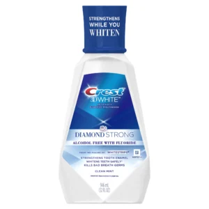 Crest, 3D White Diamond Strong Mouthwash, Устна вода за избелване, 946 ml