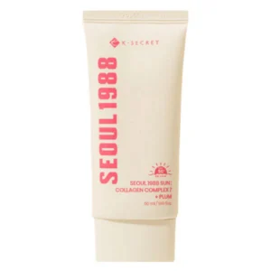K-Secret, Seoul 1988 Sun: Колагенов комплекс 7 + Слива, Лосион за слънце с колаген, 50 ml