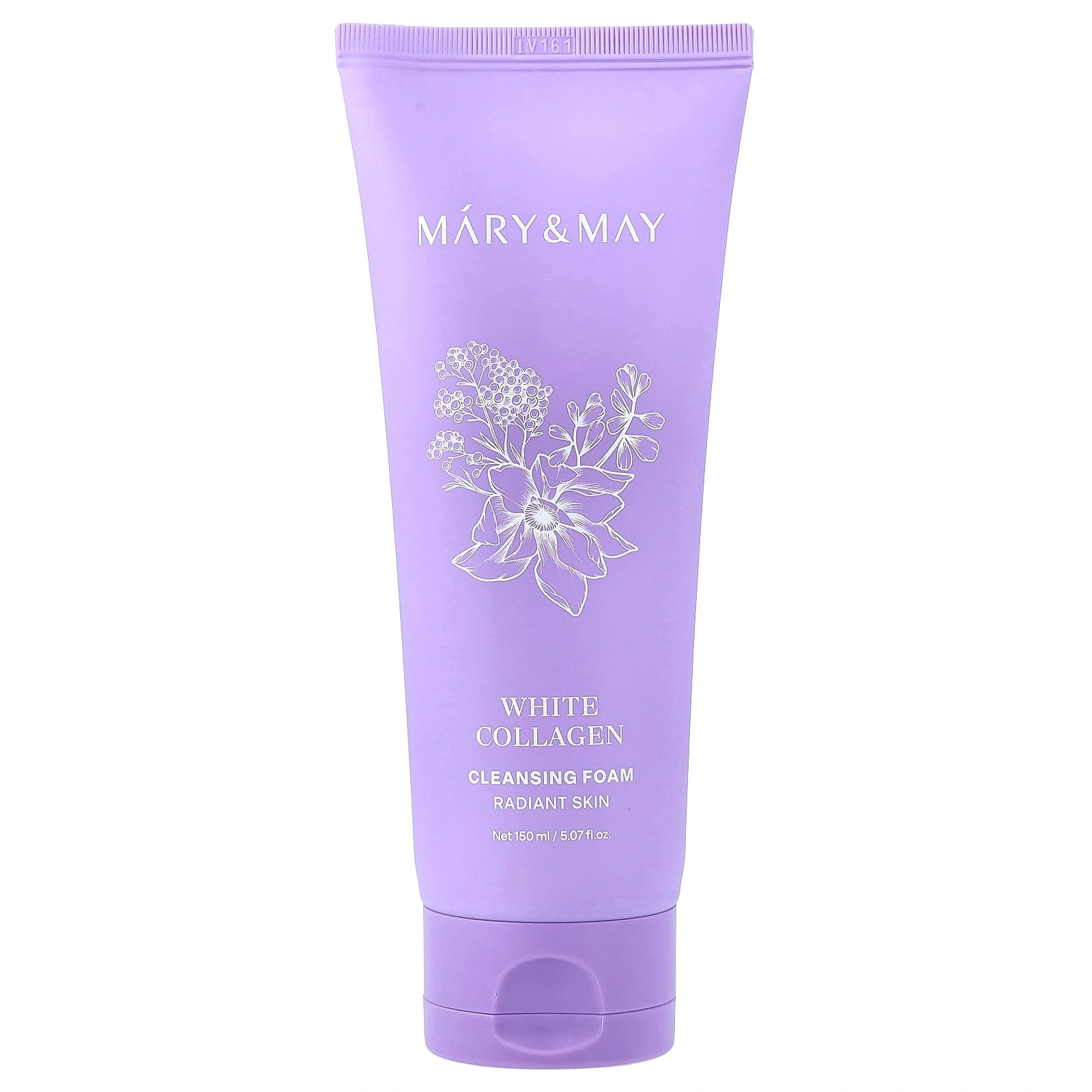 Mary&May, Бяла колагенова почистваща пяна, Изсветляваща почистваща пяна, 150 ml