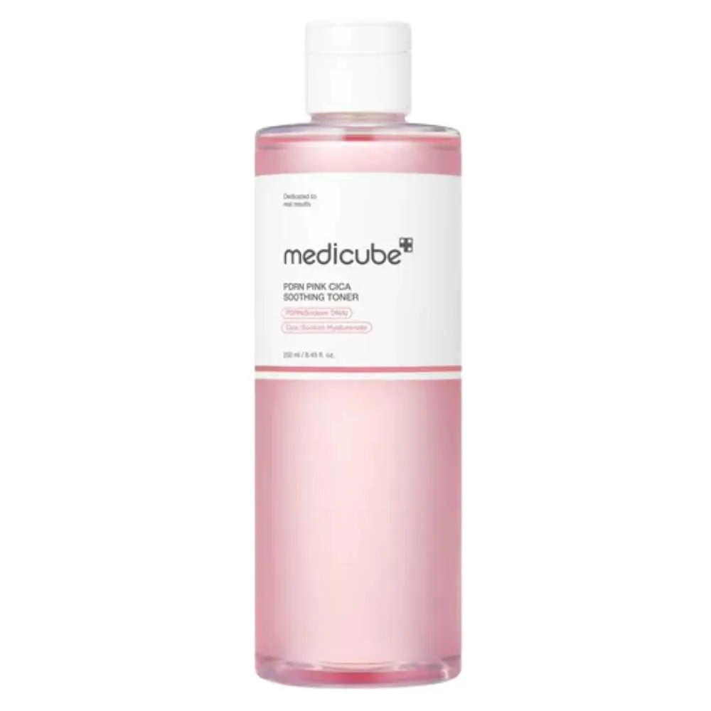 Medicube, PDRN Pink Cica Soothing Toner, Успокояващ и хидратиращ тонер, 250 ml