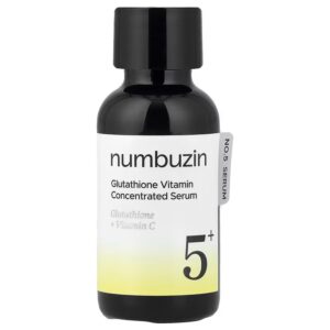 Numbuzin, No.5+ Глутатион Витамин Концентриран Серум, Сер против петна и осветляващ, 30 ml