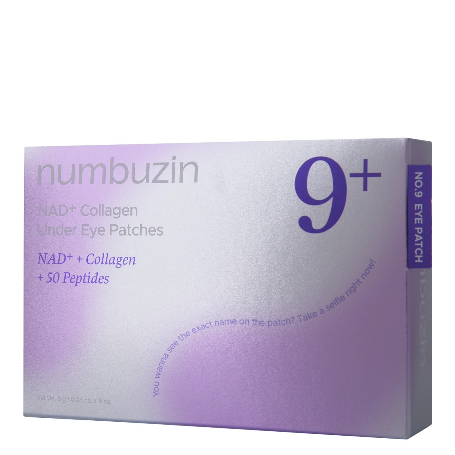 No.9 NAD+ Колагенови патчове за очи (5 двойки)