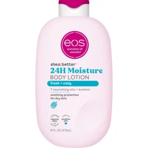 Eos, Shea Better 24H Moisture Body Lotion Fresh & Cozy, Лека хидратираща лосион, 473 ml