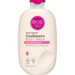 Eos, Гел за душ Cashmere Strawberry Dreams, хидратиращ гел за душ с масло от шеа, глицерин и витамин E, веган, 473 ml