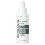 NINE LESS, Molecule-Clear 5% Лактична киселина Серум, Нежен ексфолиант за блясък, 30 ml