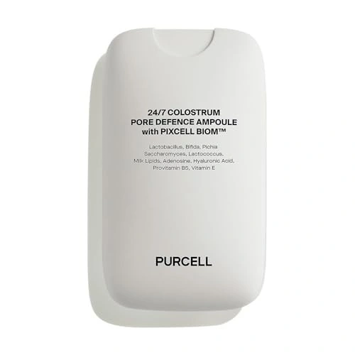 Purcell, 24/7 Коластра Пор Дефенс Ампула с Pixcell Biom™, Ампула за пори, лека хидратация, 55 ml