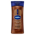 Vaseline, Гланциран и блестящ златен гел за тяло, Гел масло за хидратация с деликатен блясък, 200 ml