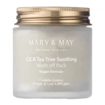 Mary&May, CICA TeaTree Успокояваща маска за измиване, Успокояваща и пречистваща маска, 125 g