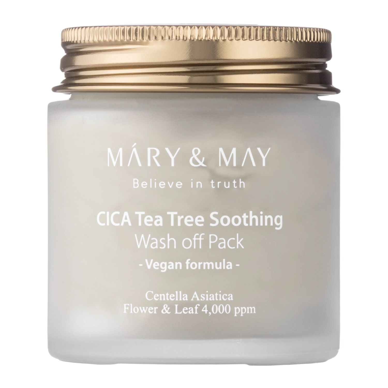 MARY & MAY CICA TeaTree Успокояваща маска за измиване, 125g