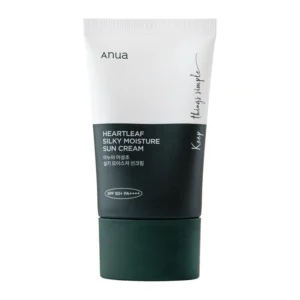 Anua, Крем за слънце с хидратиращ ефект Heartleaf Silky Moisture, 50 ml