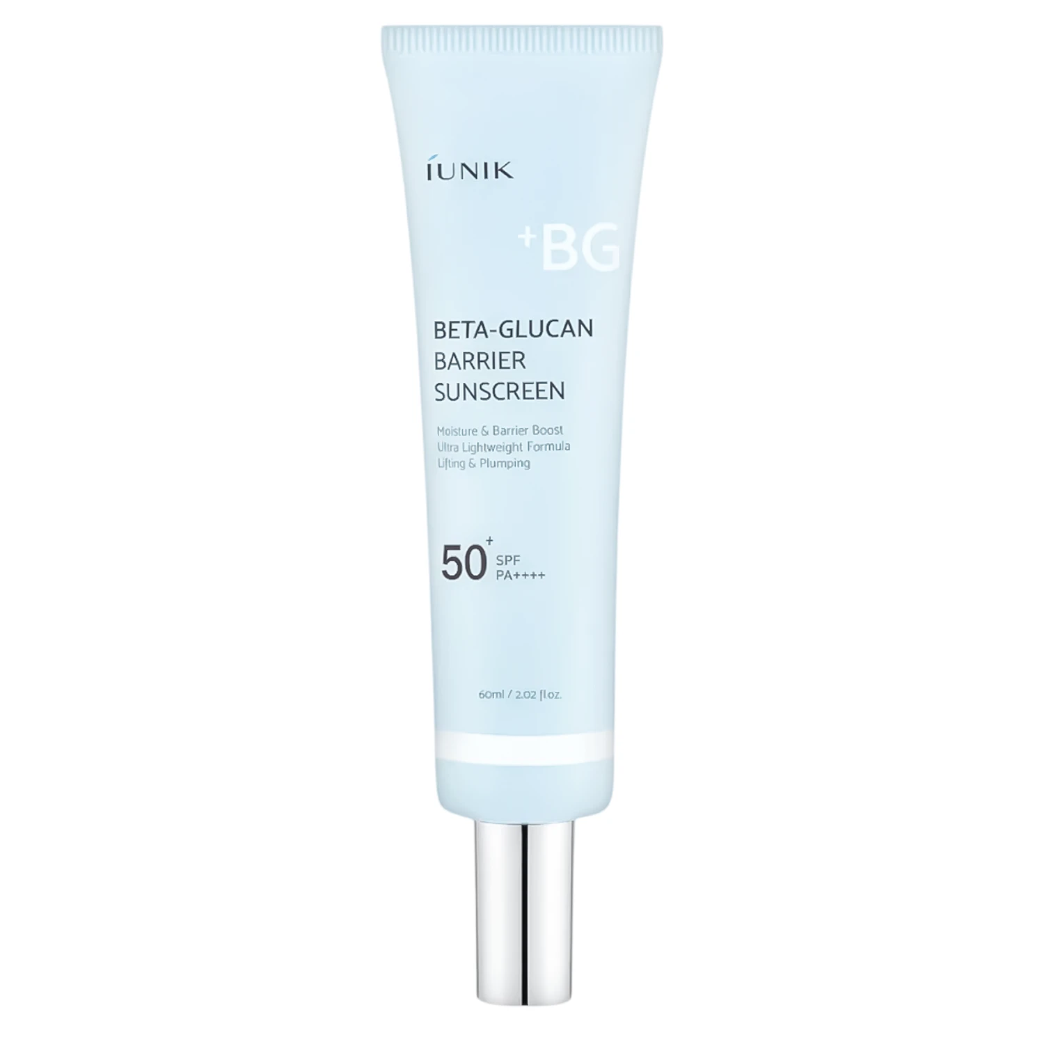 iUNIK Бета-глюкан бариерен слънцезащитен крем SPF50+ PA++++, 60 ml