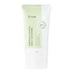 iUNIK, Centella Успокояващ Дневен Слънцезащитен Крем SPF50+ PA++++, Успокояващ Хидратиращ Слънцезащитен Крем, 60 ml