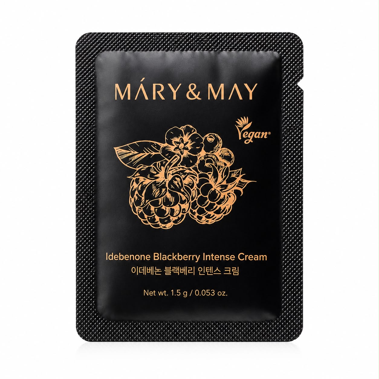 Mary&May, Идебенон Черница Интензивен Крем, мостра, 1.5g